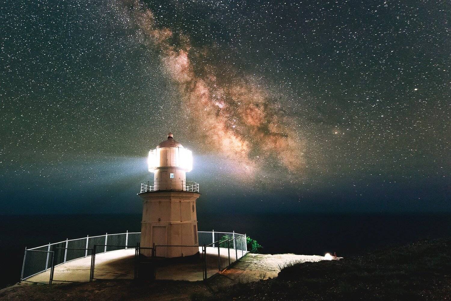Маяк звезды небо ночь, Александр Пругов