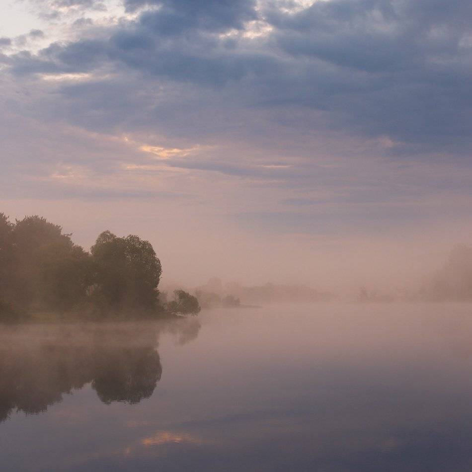 Беларусь, Березина, Весна, Май, Рассвет, Река, Туман, Утро, Вейзе Максим