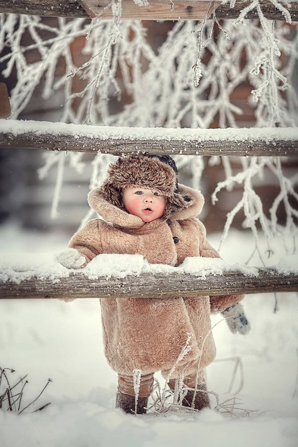 мальчик зима валенки ушанка шуба , Irina Muksimova