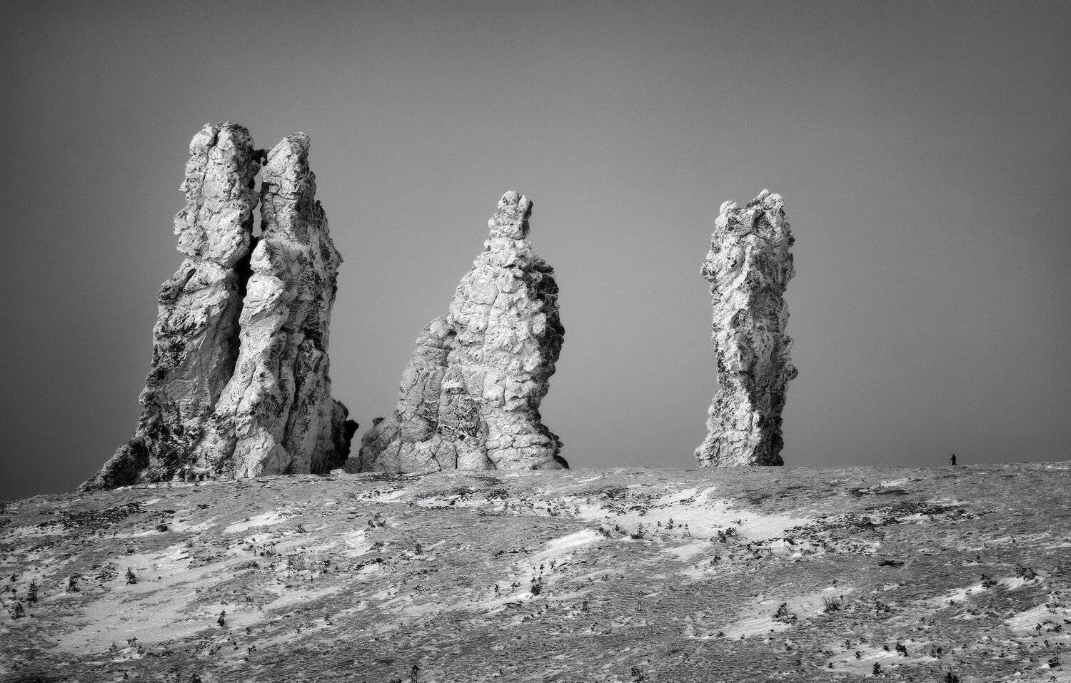 Горы, Мань-пупу-пер, Северный урал, Скалы останцы, Урал зима, Сергей Макурин