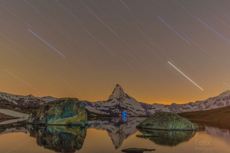 switzerland,materhorn,long exposure,mountains,night photography time фото превью