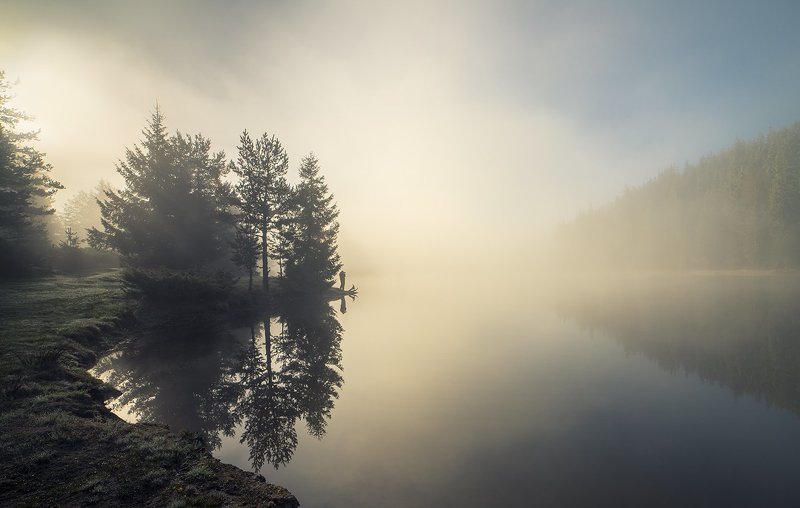 Фотограф и туман фото превью
