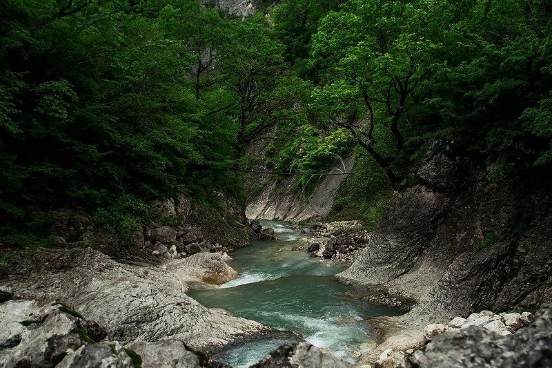 море абхазия горы небо пейзаж закат путешествия отдых река Кадор фото превью