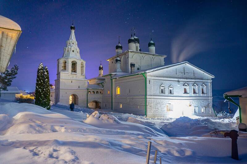 тула, тульская область, анастасов монастырь, одоев, россия Анастасов монастырь зимой. Одоев. Тульская область. фото превью