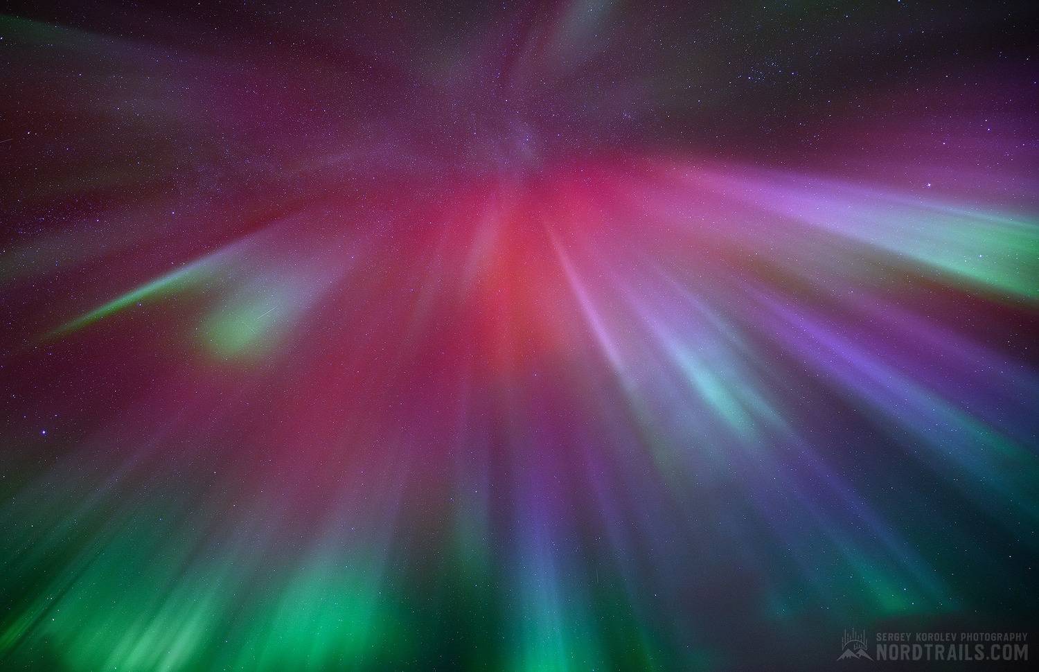 Северное сияние, полярное сияние, aurora, Королев Сергей