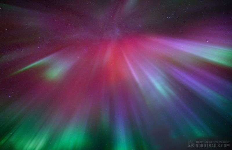 Северное сияние, полярное сияние, aurora Корона Авроры фото превью