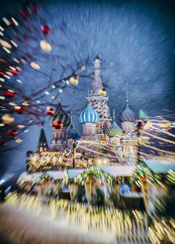 Снегопад в Москве