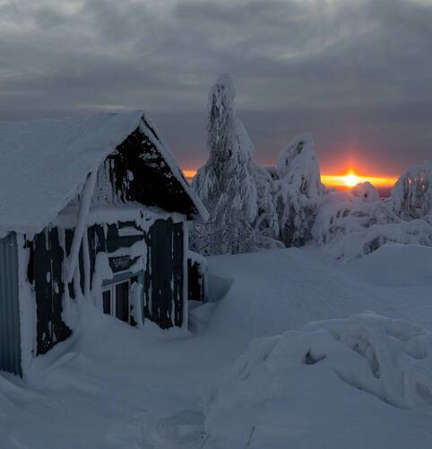 В снежном плену, Пермский край