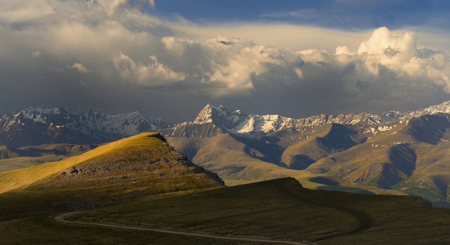 горы лето кавказ утро, Александр Жарников