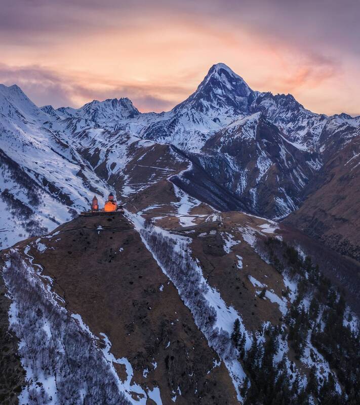 грузия, гергети, казбеги Гергети фото превью