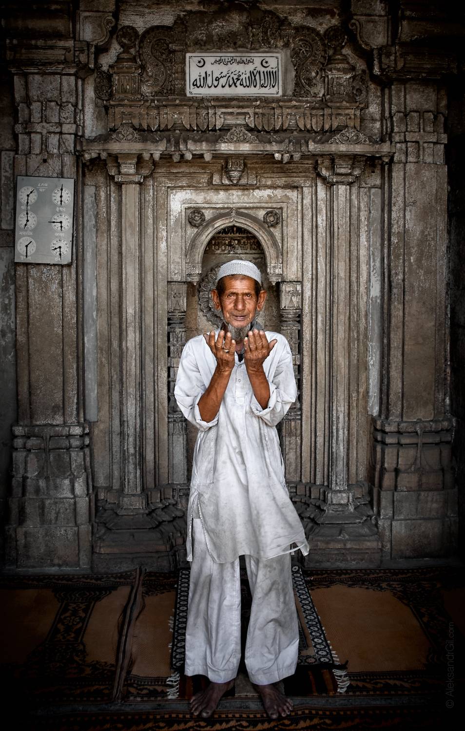 дуа, ислам, молитва, мечеть, храм, индия, ахмедабад, старик, Гиль Александр