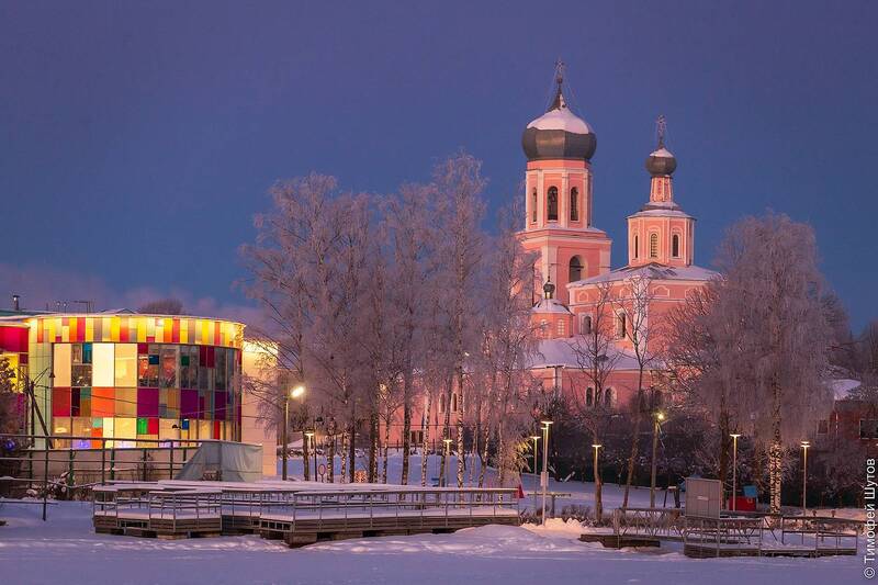 валдай Прогулка по Валдаю на границе дня и ночи фото превью