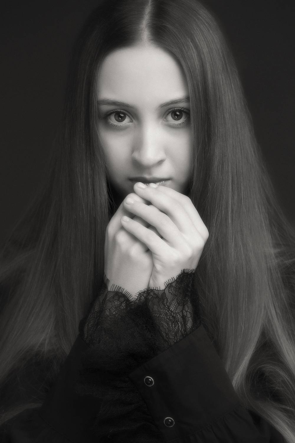 портрет, девушка, Алексей Назаров