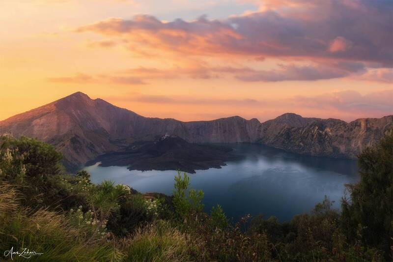 landscape Mount Rinjani фото превью