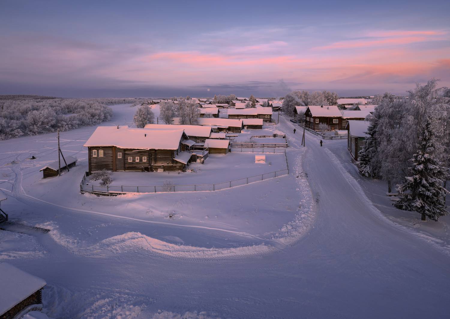 кимжа, архангельская область, утро, рассвет, Олег Зверев