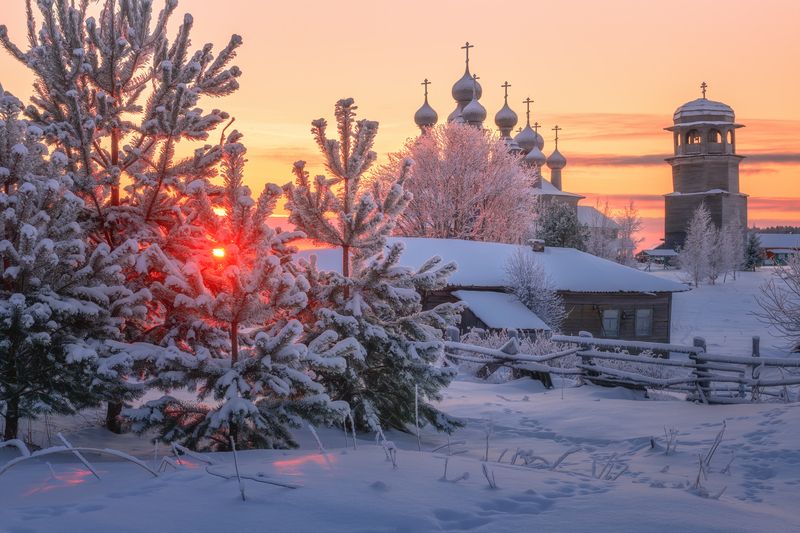 Морозный Новый год.... фото превью