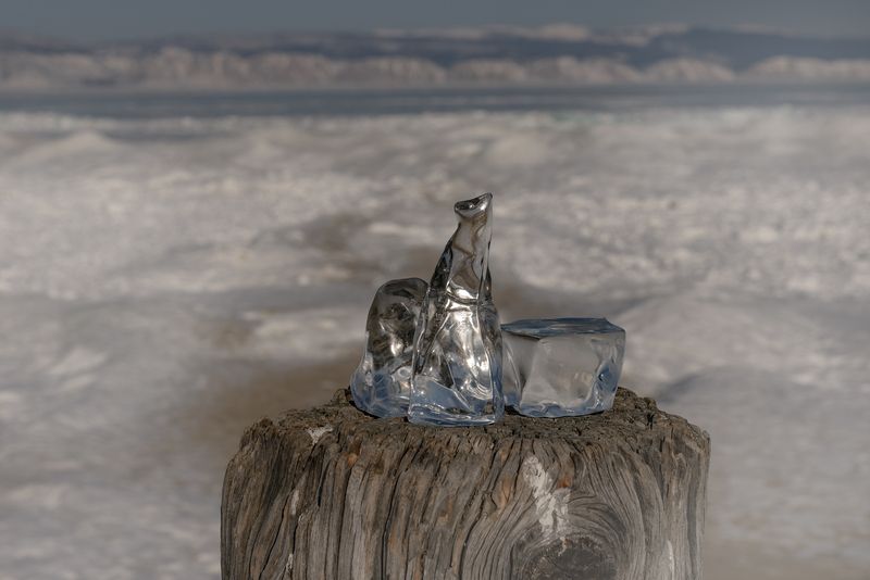 лёд зима Байкал Лёд Байкала фото превью