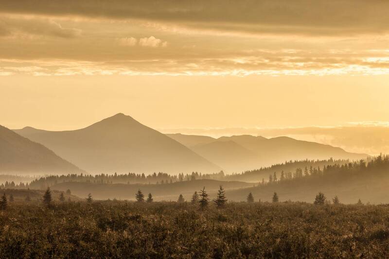 озеро ильчир, бурятия, окинский район, туман, рассвет, горы Рассвет на Ильчире фото превью