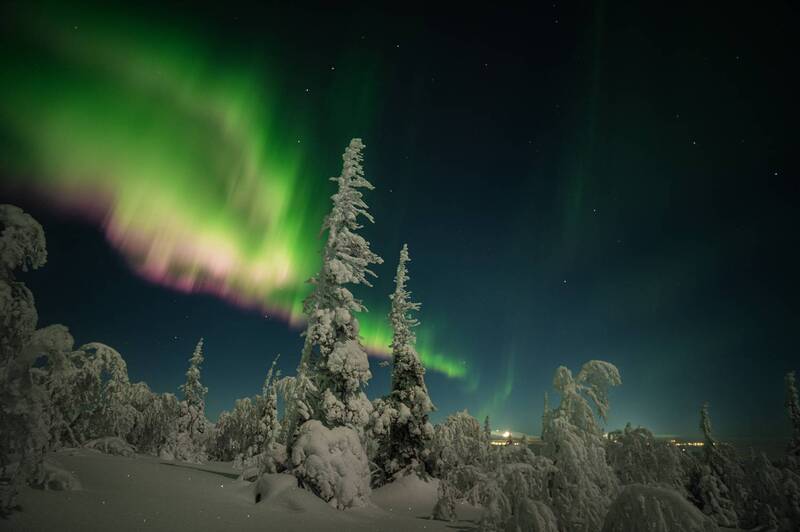 Аврора за Экостровским проливом. фото превью