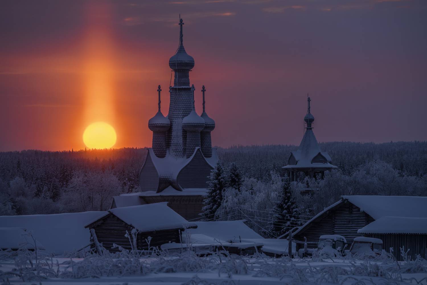 кимжа, архангельская область, вечер, Олег Зверев