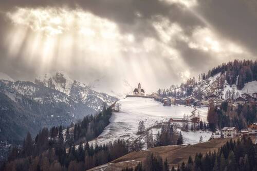 Selva di Cadore, Val Fiorentina, Dolomiti.
