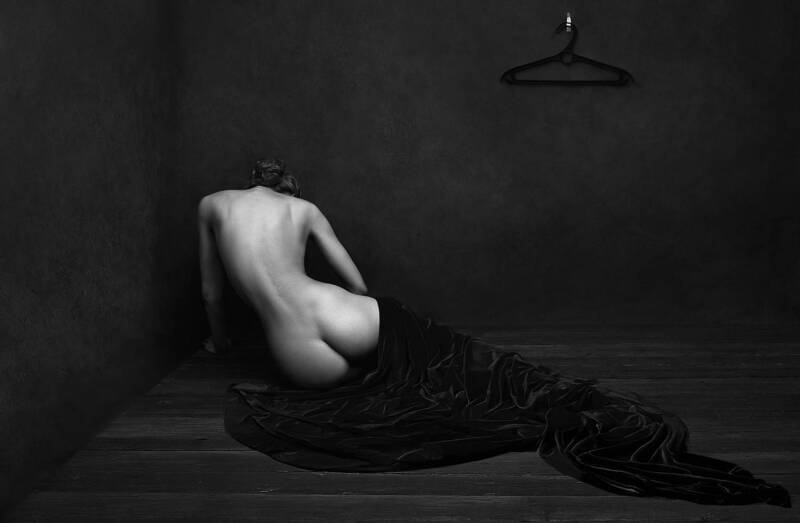 портрет, ню, девушка, тело, чб, portrait, nude, body, beauty, girl, bw Kris фото превью