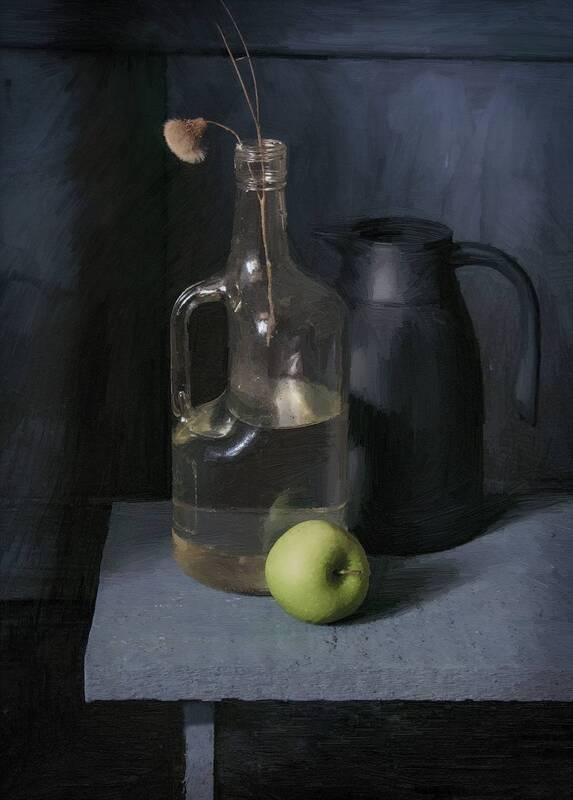 Этюд с яблоком.. фото превью