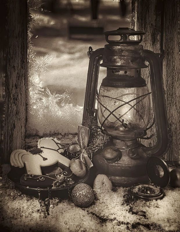 Зимние сумерки  фото превью