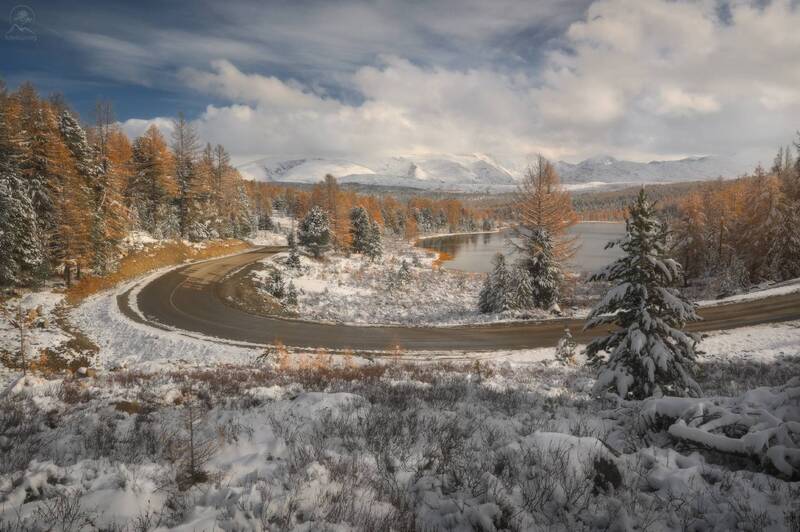 алтай, фототур по алтаю, осень, горы, горный алтай, республика алтай, курай, киделю Поворот на Киделю фото превью