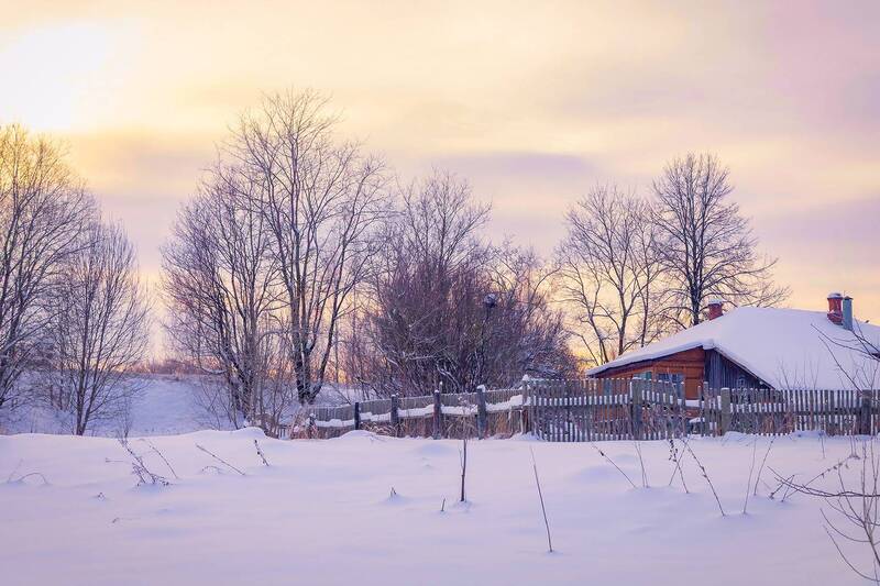 Зимний деревенский. фото превью