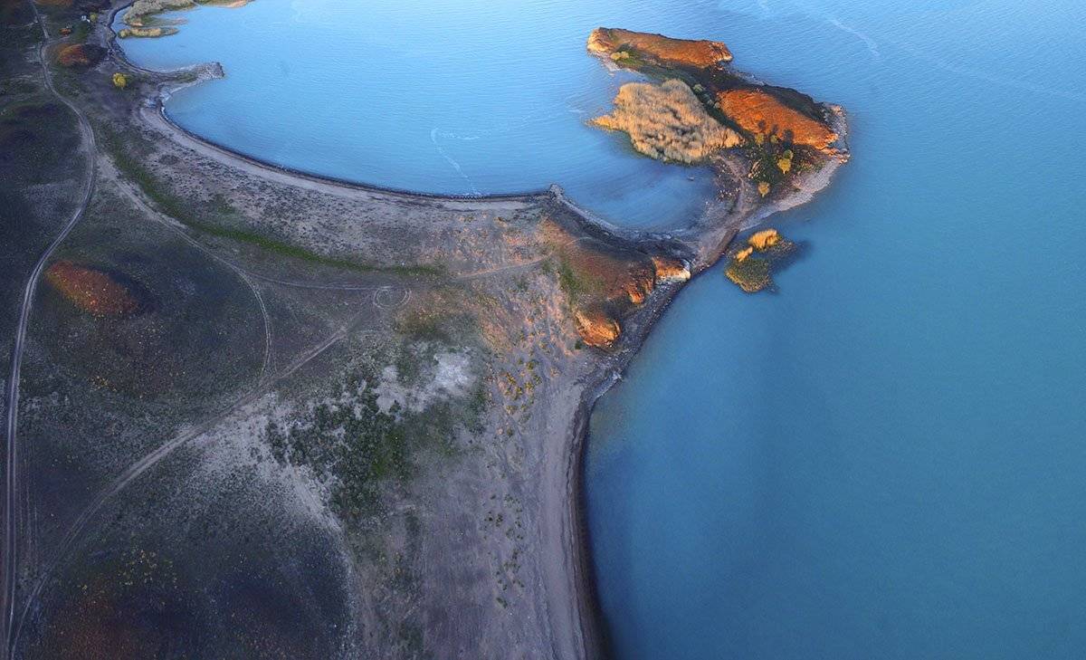 Казахстан, Балхаш, туризм, путешествие, аэро, aerial, Борис Резванцев