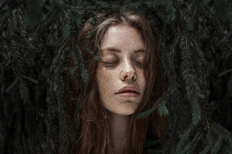 веснушки, портрет, волосы, лицо, глаза .... фото превью