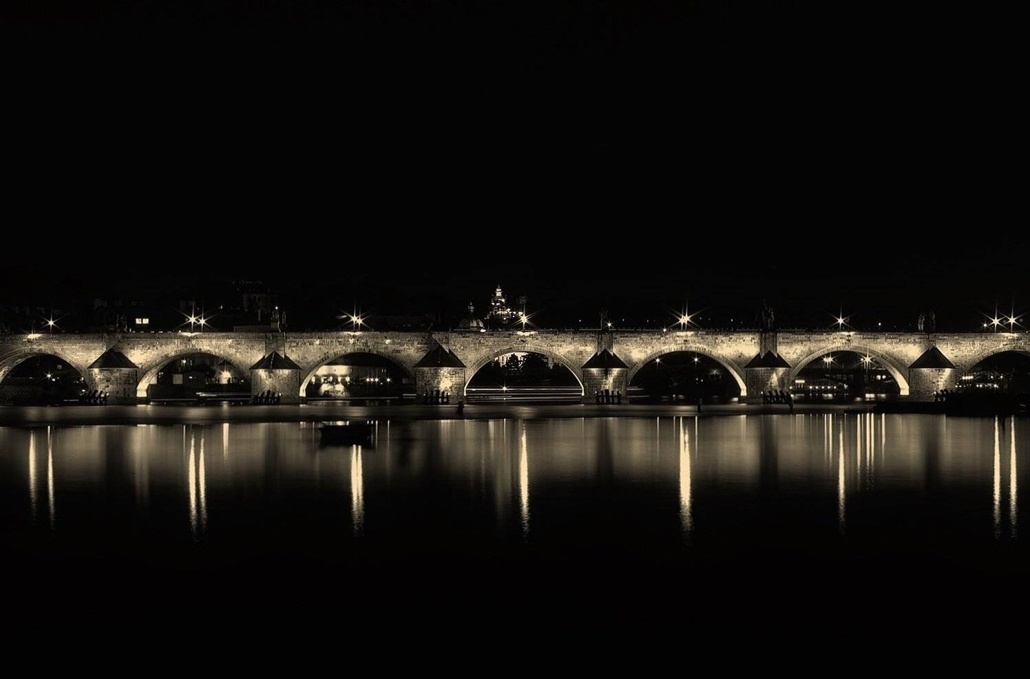 Architecture, Czech republic, Landsacpe, Long exposure, Night, Praga, Jacek
