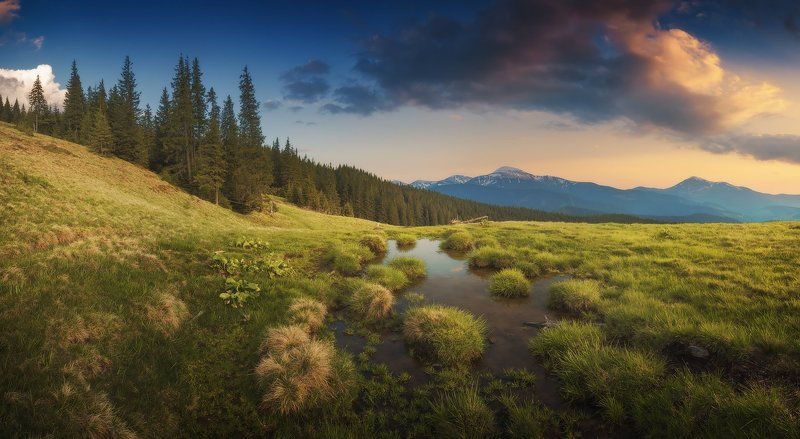 Простой карпатский вечер фото превью