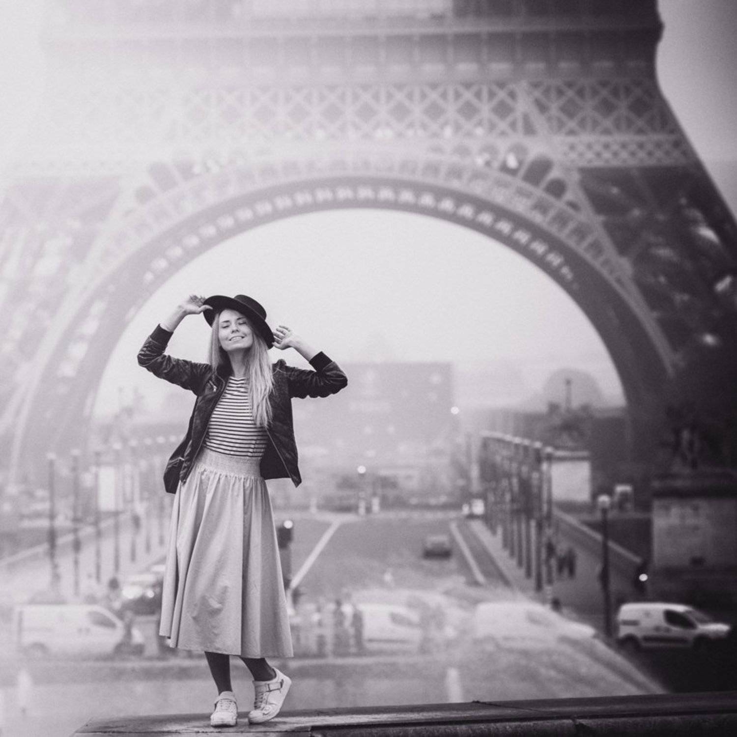 ната., париж, утро, эйфелева башня, Стяжкин Дмитрий