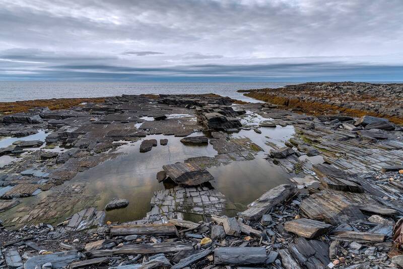 кольский полуостров, п-ов рыбачий На сланцевых берегах фото превью