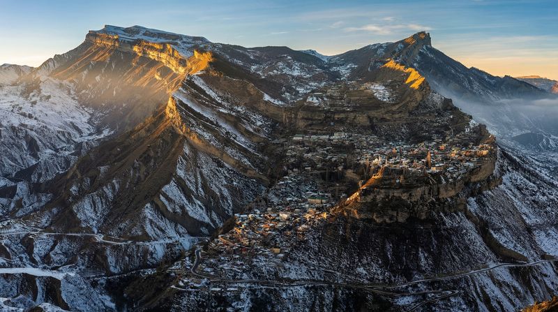 Закат в Гунибе фото превью