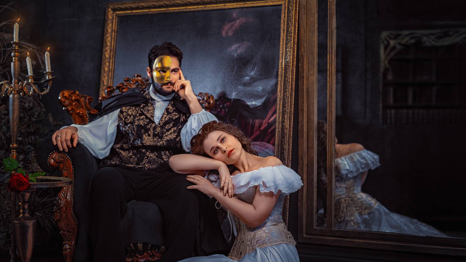 мужчина, женщина, портрет, студия, отношения, свет, стиль, мода, Юрий Захаров