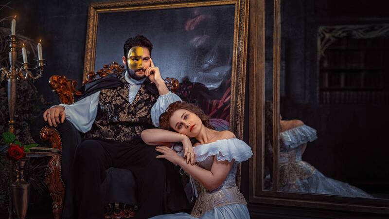 мужчина, женщина, портрет, студия, отношения, свет, стиль, мода Сила любви фото превью