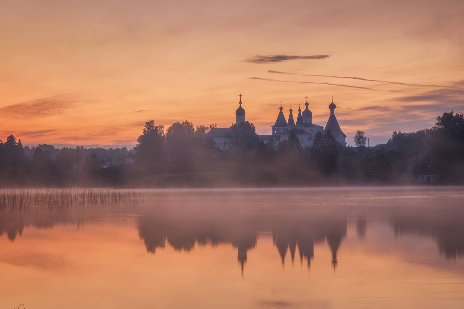 феропонтово, утро, рассвет, монастырь, Морозов Сергей