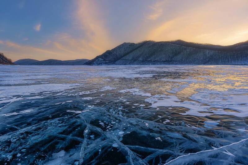зима, лед, горбушинское вдхр Байкальские мотивы фото превью