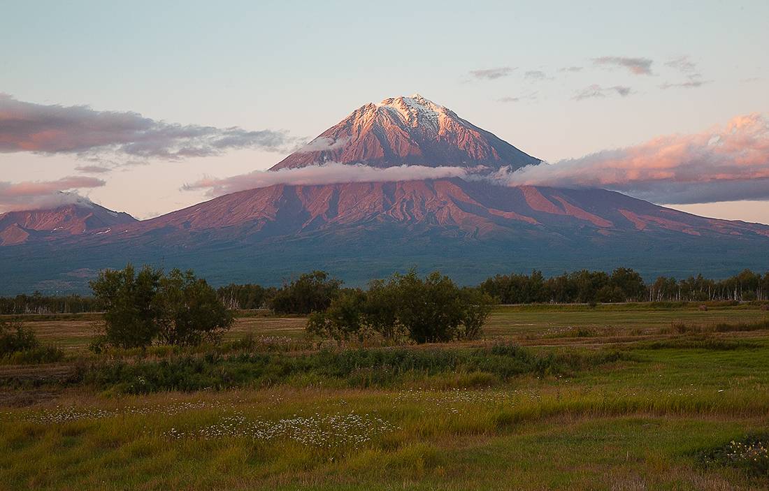 камчатка, осень, вулкан корякская сопка., Сергей Захаров.