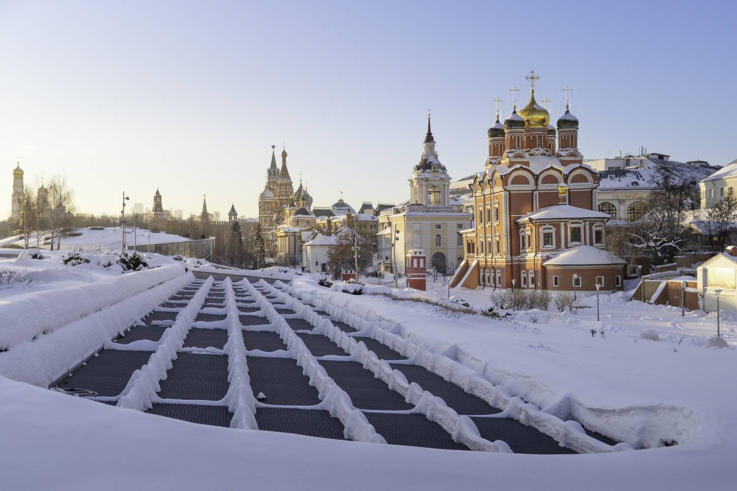 Москва, парк Зарядье, Кремль, Гаврилов Юрий