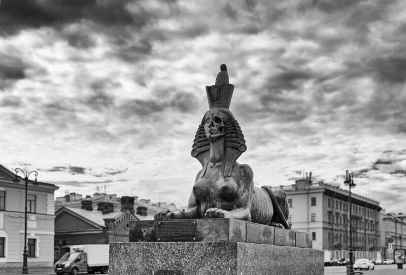 метафизический сфинкс, м. шемякин, воскресенская наб. санкт-петербург Сфинкс фото превью