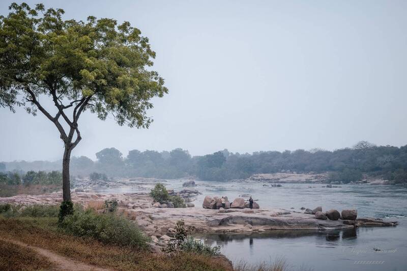 пейзаж, реки, бетва, орчха, индия Река Бетва в городе Орчха, Индия. фото превью