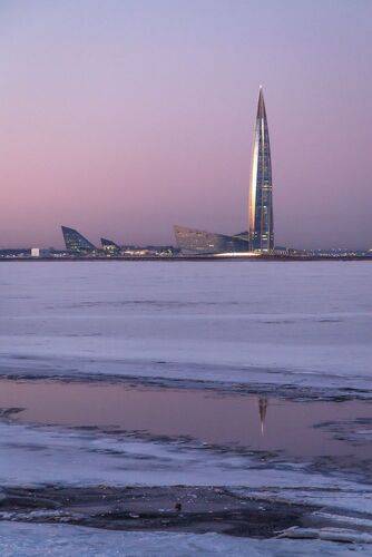 Розовый закат