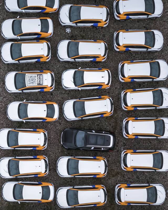 аэросъемка, вид сверху, автомобили Засланный казачок фото превью