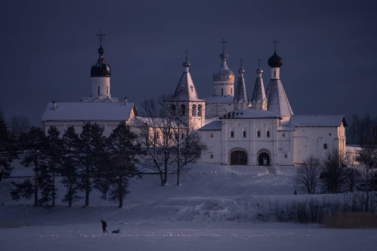 ферапонтово, вологодская область, утро, зима., Олег Зверев