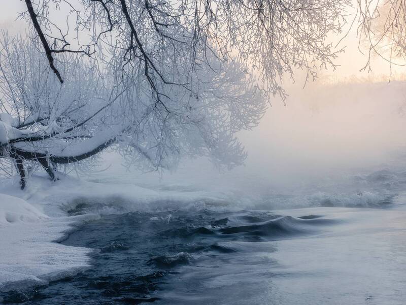 Морозное утро на Протве фото превью