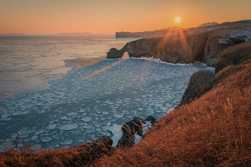 Закат на мысе Брюса, Приморье фото превью
